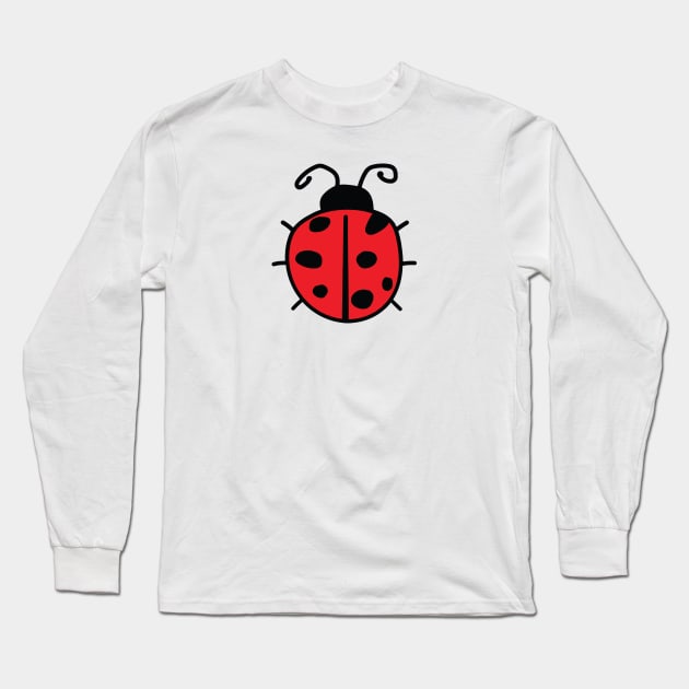 Ladybug Long Sleeve T-Shirt by Cathalo